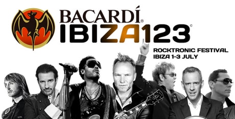 El primer Ibiza Rocktronic Festival se bautiza con Bacardí