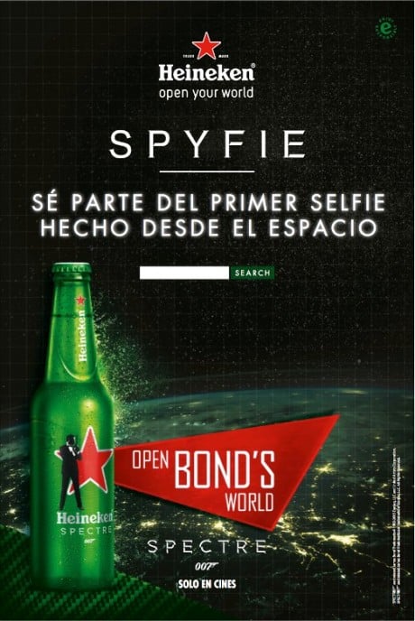 La alianza entre James Bond y Heineken continúa con ‘Spectre’