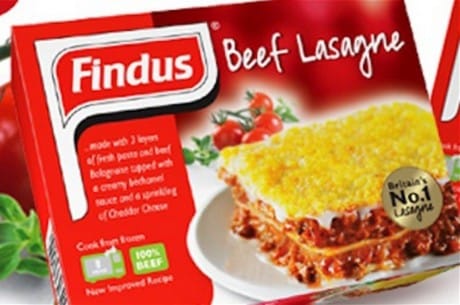 Hallan carne equina en lasañas que Findus comercializa en Reino Unido