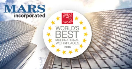 Mars elegida como la mejor empresa para trabajar en Europa