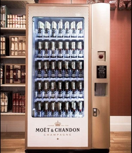 Moët & Chandon disponible en máquina de vending