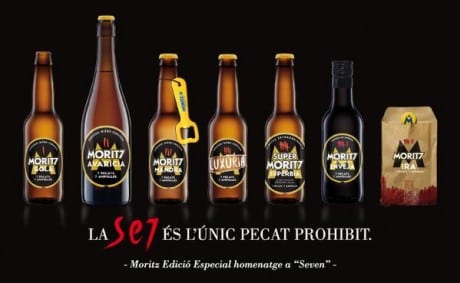 Moritz lanza siete cervezas inspiradas en la película Seven