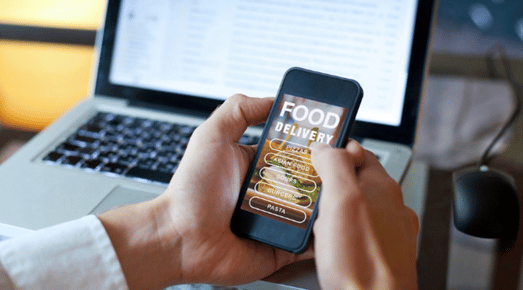 Webs de comida a domicilio pago online en España