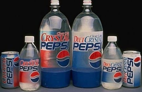 PepsiCo recupera Pepsi Crystal desde la década de los Noventa