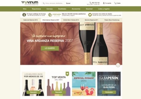 Uvinum moderniza su página web y mejora la experiencia de compra