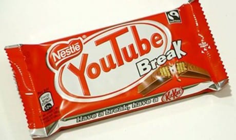 Nestlé sustituye la marca Kit Kat por YouTube en una edición limitada