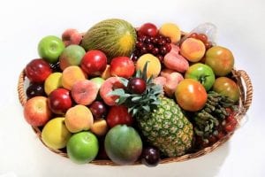 cesta de fruta