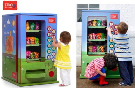 Ella’s Kitchen lanza una máquina dispensadora de alimentos saludables sólo para niños