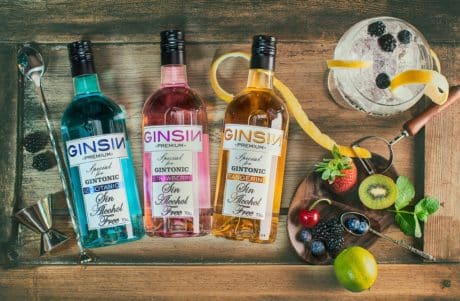 Ginsin, la primera ginebra sin alcohol del mercado