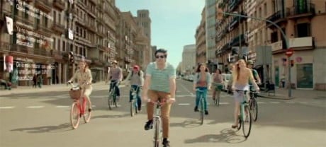 San Miguel 0,0% promociona el uso de la bici en el entorno urbano
