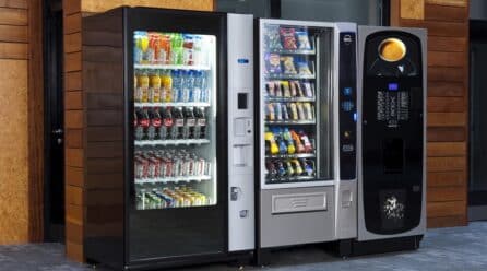 Las bebidas reinan en las máquinas de vending