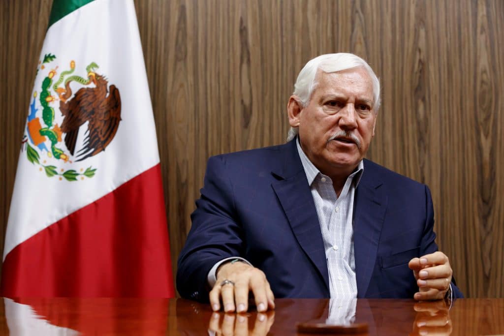 El secretario de Agricultura y Desarrollo Rural de México, Víctor Villalobos