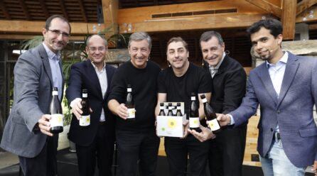 Damm y los hermanos Roca presentan Duet, una cerveza ácida de malta y uva garnacha