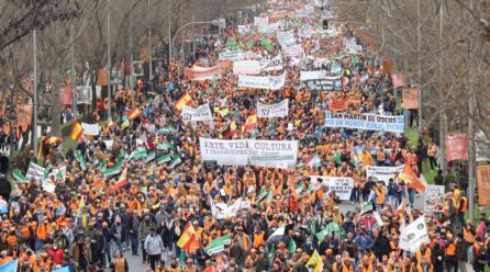 Manifestación del medio rural para reivindicar medidas justas para el sector