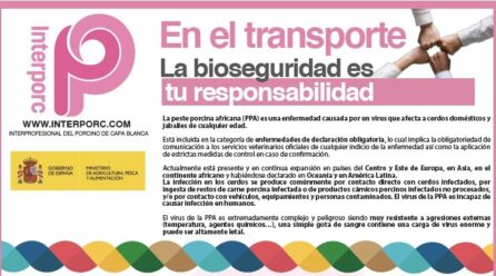Campaña de concienciación en materia de bioseguridad de INTERPORC y el MAPA