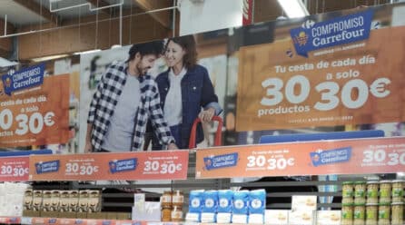 Carrefour mantiene su lista a 30 euros y ofrece rebajas para evitar el desperdicio