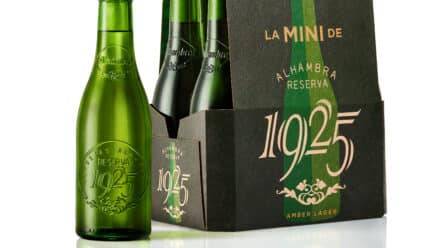 La MINI de Alhambra Reserva 1925, la cerveza más conocida de Cervezas Alhambra, ahora en tamaño más reducido
