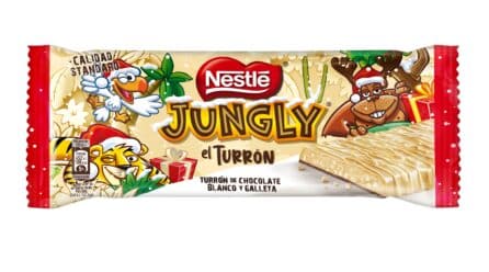 El turrón Nestlé Jungly ¡vuelve! y estrena versión en chocolate blanco