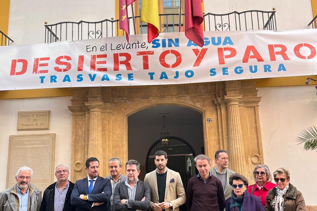 Los regantes de Lorca convocan a la sociedad civil para la manifestación del 11 de enero en Madrid contra el recorte en el trasvase Tajo-Segura