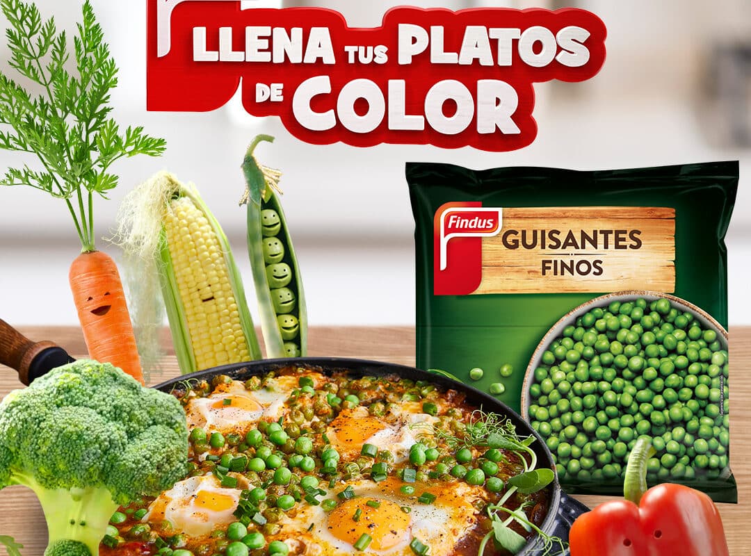 Findus presenta su nueva campaña: ¡Llena tus platos de color!