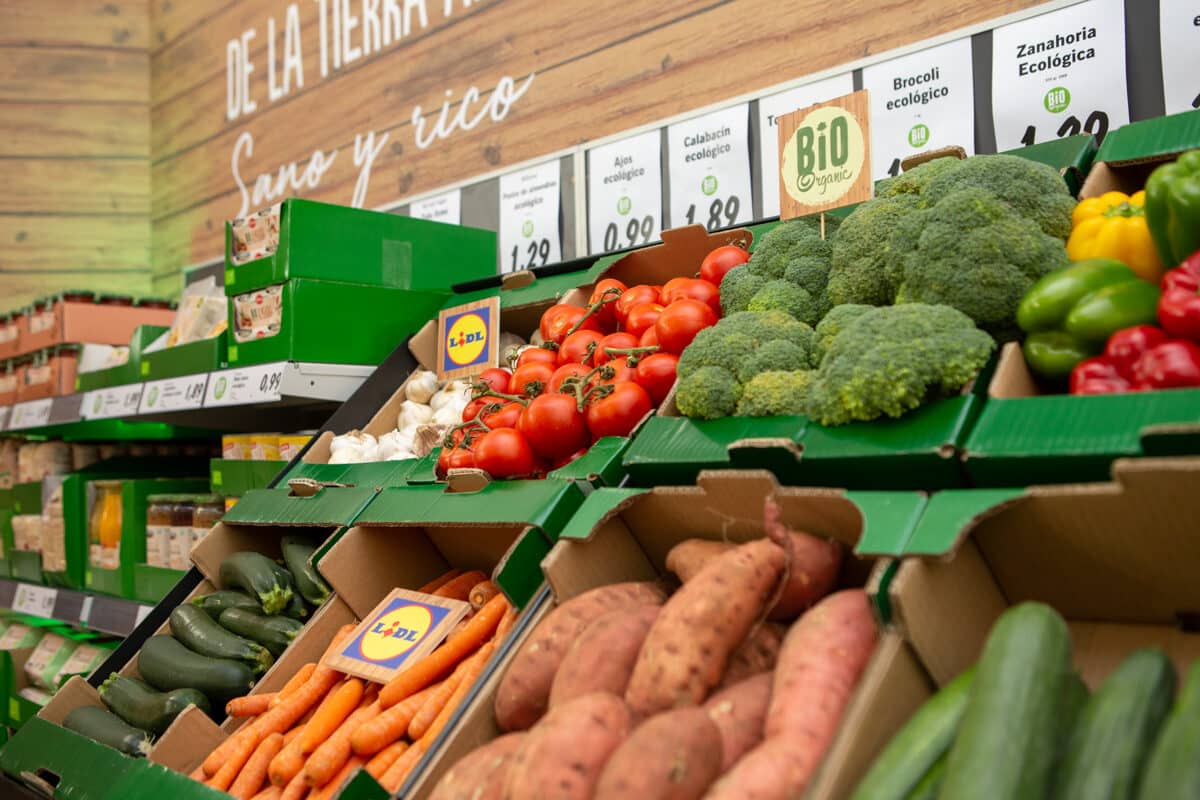 Lidl, el supermercado con los productos ecológicos más económicos