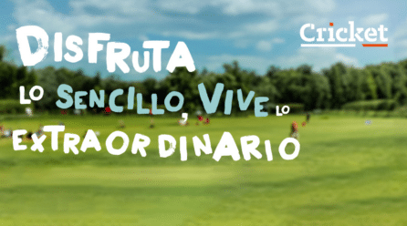 Cricket, disfruta lo sencillo, vive lo extraordinario