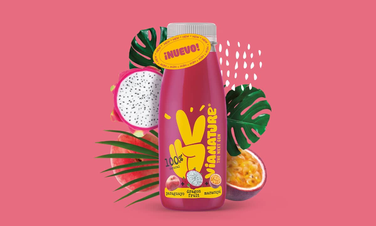 Vianature lanza «Dragon Fruit», el zumo 100% natural que se disfruta desde el lado rosa de la vida