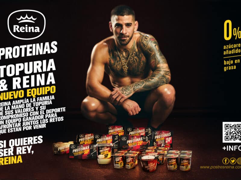 Postres Reina se alía con Ilia Topuria para lanzar su nueva campaña “Si quieres ser Rey, Reina”