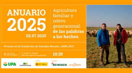 Presentación del Anuario 2025 de la Agricultura y Ganadería Familiar y entrega de los Premios Fundación de Estudios Rurales