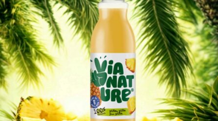 Vianature lanza su nuevo zumo 100% natural de piña Golden Sweet