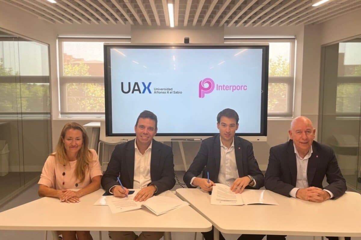INTERPORC y UAX se alían para impulsar la formación y la investigación en el sector agroalimentario