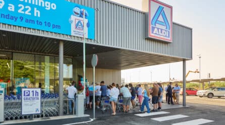 ALDI abre 168 nuevas tiendas en cinco años y consolida el mayor crecimiento del sector.