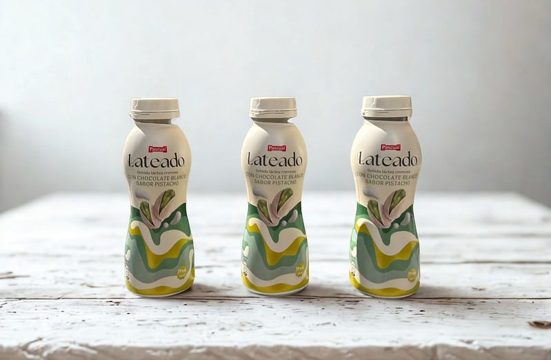 Pascual Lateado lanza su nueva bebida sabor pistacho con chocolate blanco